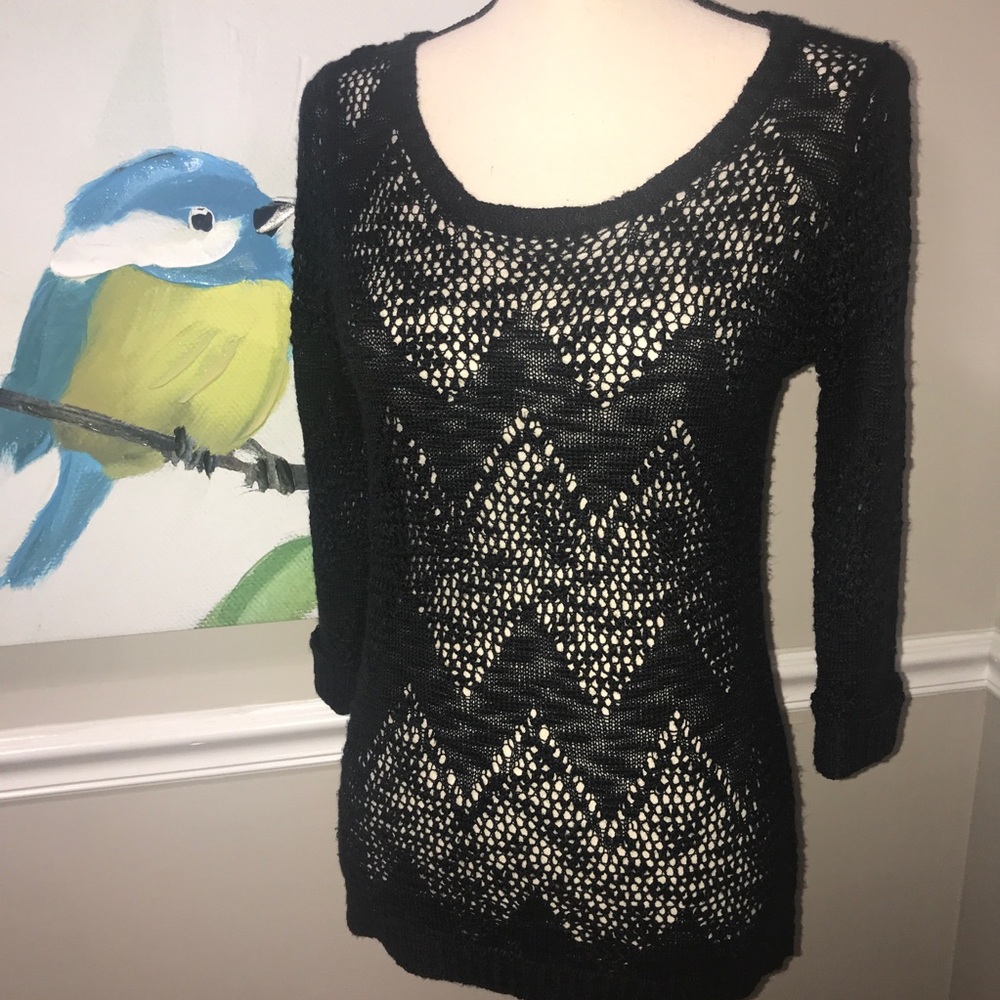 Crochet lace top, S